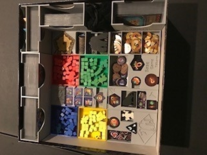 Clank board game insert 3D Print 255752 Clank board game insert 3D Print 255752