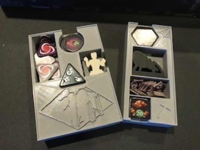 Clank board game insert 3D Print 255753 Clank board game insert 3D Print 255753