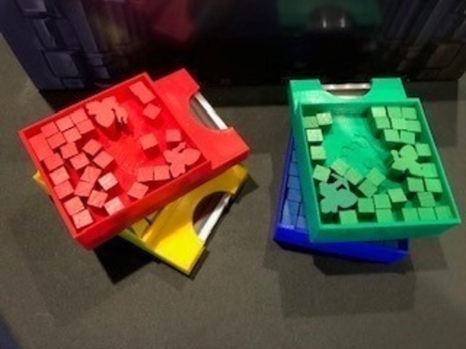 Clank board game insert 3D Print 255755 Clank board game insert 3D Print 255755