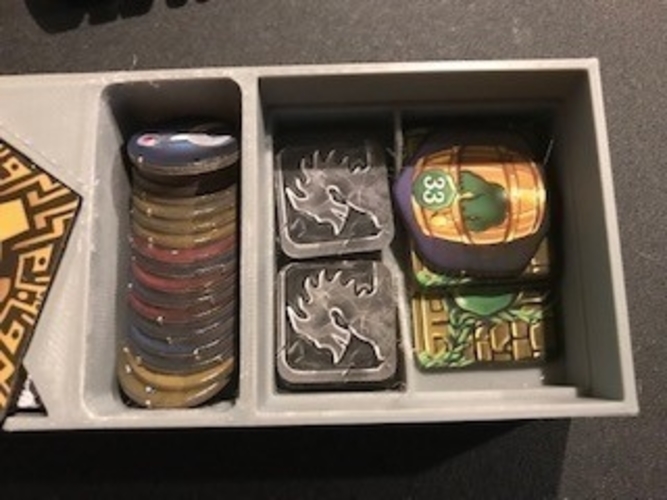 Clank board game insert 3D Print 255759 Clank board game insert 3D Print 255759