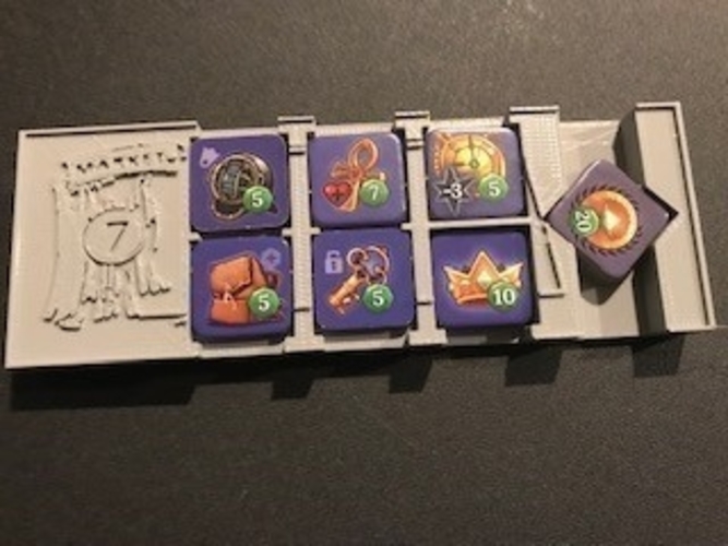 Clank board game insert 3D Print 255762 Clank board game insert 3D Print 255762