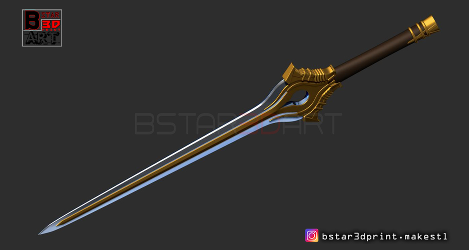 Fire Emblem Awakening Falchion Sword - Weapon for Cosplay  3D Print 256029
