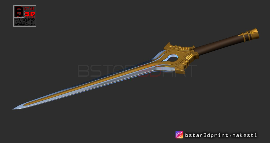 Fire Emblem Awakening Falchion Sword - Weapon for Cosplay  3D Print 256030