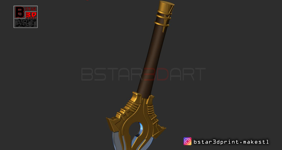 Fire Emblem Awakening Falchion Sword - Weapon for Cosplay  3D Print 256032
