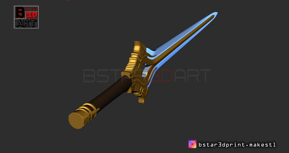 Fire Emblem Awakening Falchion Sword - Weapon for Cosplay  3D Print 256035