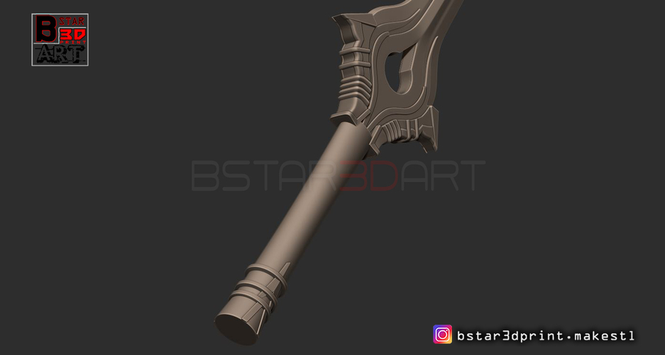 Fire Emblem Awakening Falchion Sword - Weapon for Cosplay  3D Print 256042