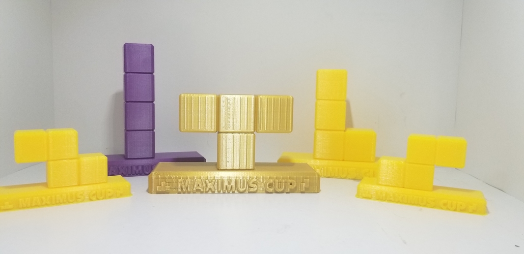 Tetris Trophies  - Maximus Cup Tetris 99 - Nintendo Switch 3D Print 256049