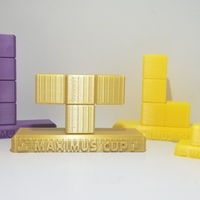 Small Tetris Trophies  - Maximus Cup Tetris 99 - Nintendo Switch 3D Printing 256049