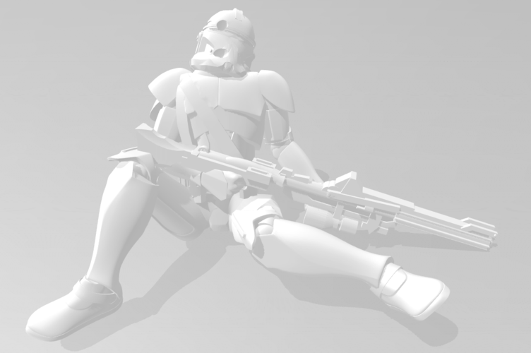 Dead Clone Troopers Legion Scale Token Set 3D Print 256256 Dead Clone Troopers Legion Scale Token Set 3D Print 256256