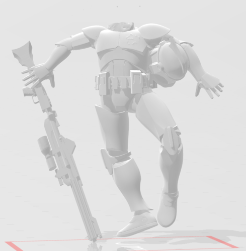 Dead Clone Troopers Legion Scale Token Set 3D Print 256259 Dead Clone Troopers Legion Scale Token Set 3D Print 256259