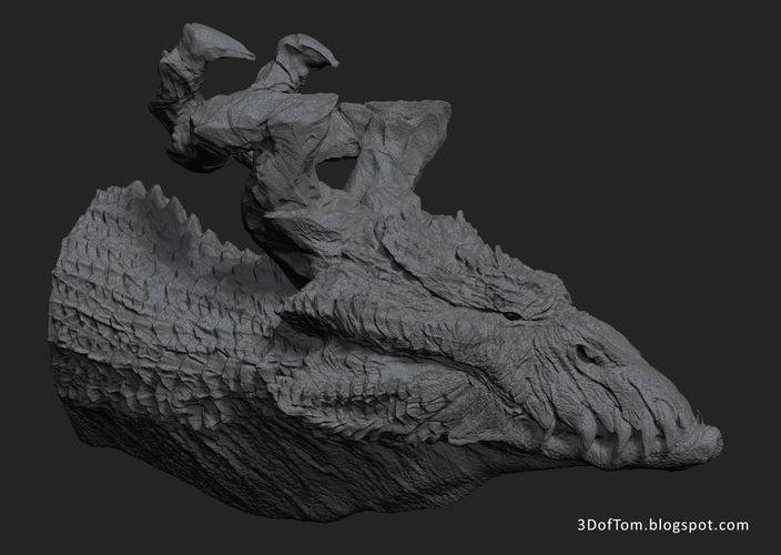 Dragon Head A 3D Print 25626