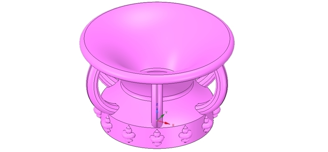 vase amphora cup vessel v03 for 3d-print or cnc 3D Print 256339