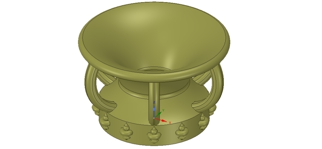 vase amphora cup vessel v03 for 3d-print or cnc 3D Print 256340