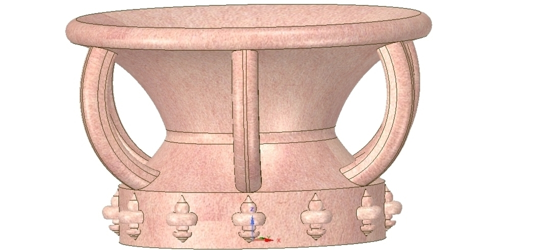 vase amphora cup vessel v03 for 3d-print or cnc 3D Print 256343