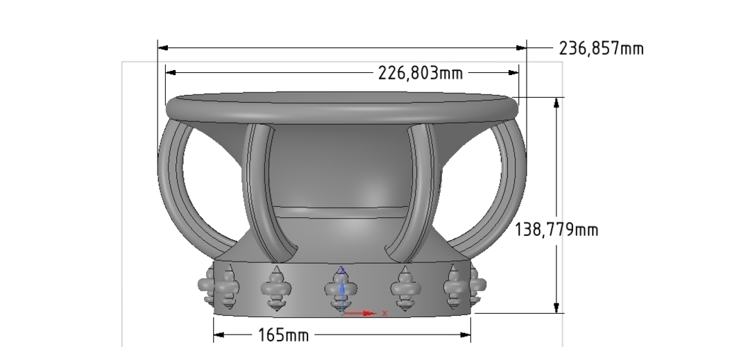 vase amphora cup vessel v03 for 3d-print or cnc 3D Print 256350
