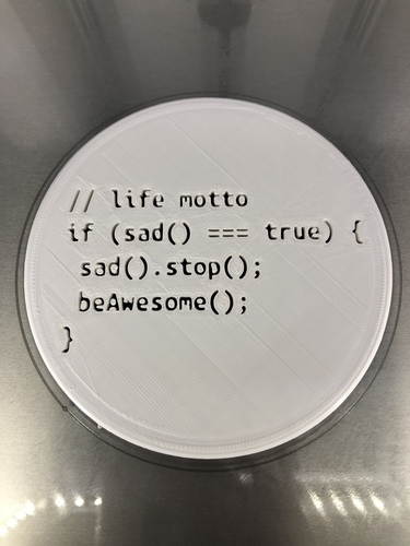 c{}de coaster 3D Print 256405 c{}de coaster 3D Print 256405