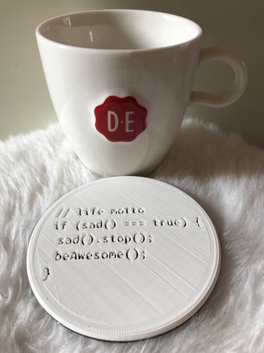 c{}de coaster 3D Print 256407 c{}de coaster 3D Print 256407