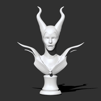 Small Maleficent Necklaces Holder 3D Printing 25643