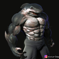 Small The Shark Man 3d print 3D Printing 256575