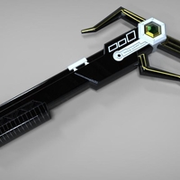 Small Magna Defender Blaster Power rangers Lost Galaxy 3D print model 3D Printing 256678
