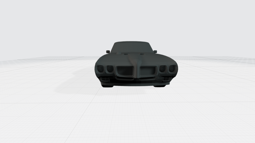 3D PRINTING MODEL OF PONTIAC GTO 1970 CAR STL FILE 3D Print 256744