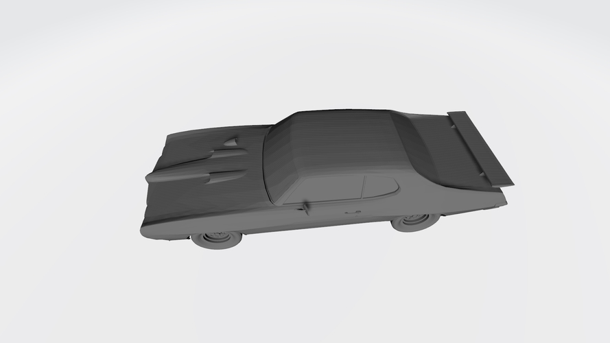 3D PRINTING MODEL OF PONTIAC GTO 1970 CAR STL FILE 3D Print 256747