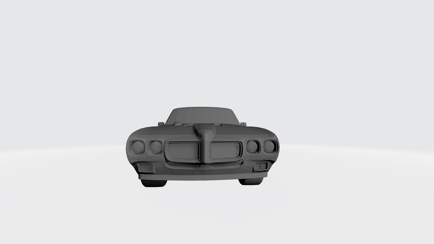 3D PRINTING MODEL OF PONTIAC GTO 1970 CAR STL FILE 3D Print 256751
