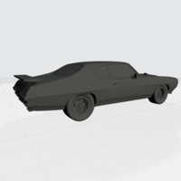 Small 3D PRINTING MODEL OF PONTIAC GTO 1970 CAR STL FILE 3D Printing 256759