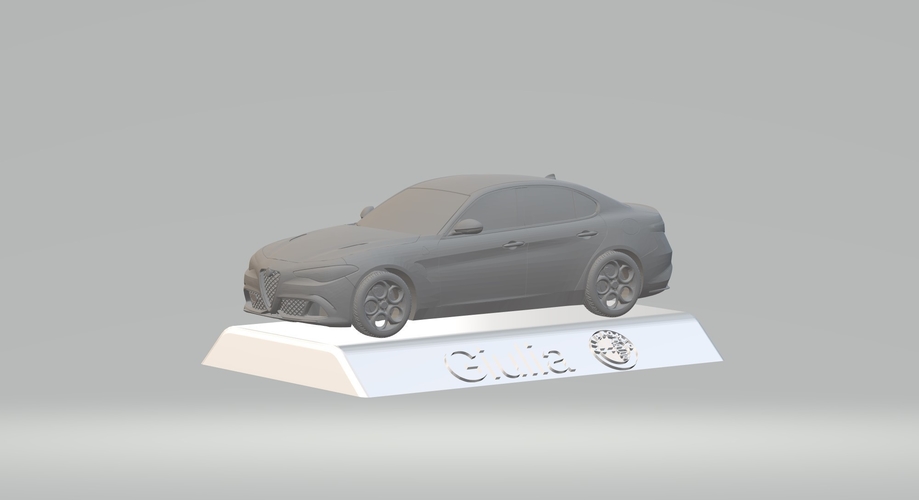 ALFA ROMEO GIULIA 3D CAR MODEL HIGH QUALITY 3D PRINTING STL FILE 3D Print 256764