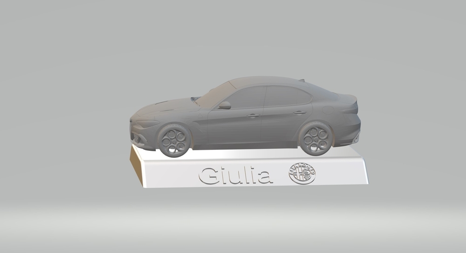 ALFA ROMEO GIULIA 3D CAR MODEL HIGH QUALITY 3D PRINTING STL FILE 3D Print 256765