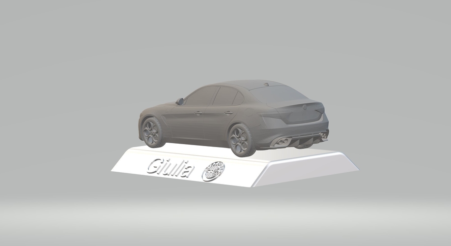 ALFA ROMEO GIULIA 3D CAR MODEL HIGH QUALITY 3D PRINTING STL FILE 3D Print 256766