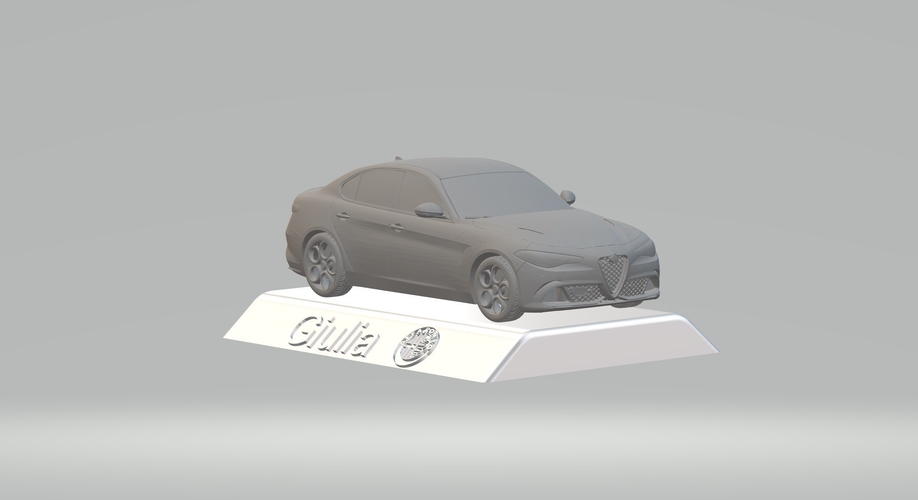 ALFA ROMEO GIULIA 3D CAR MODEL HIGH QUALITY 3D PRINTING STL FILE 3D Print 256767
