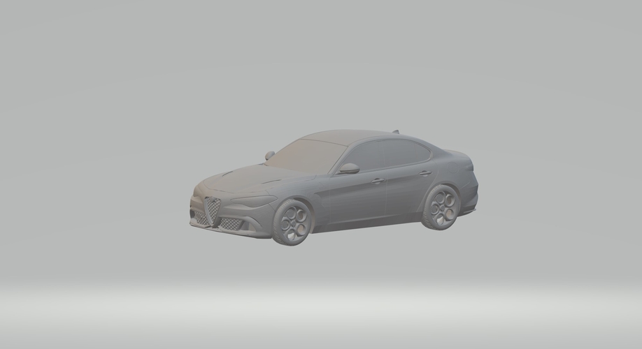 ALFA ROMEO GIULIA 3D CAR MODEL HIGH QUALITY 3D PRINTING STL FILE 3D Print 256768