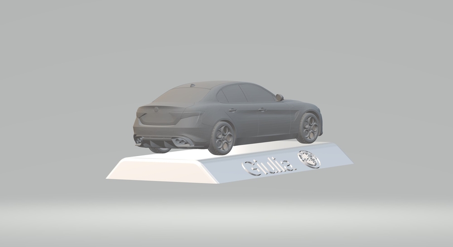 ALFA ROMEO GIULIA 3D CAR MODEL HIGH QUALITY 3D PRINTING STL FILE 3D Print 256769