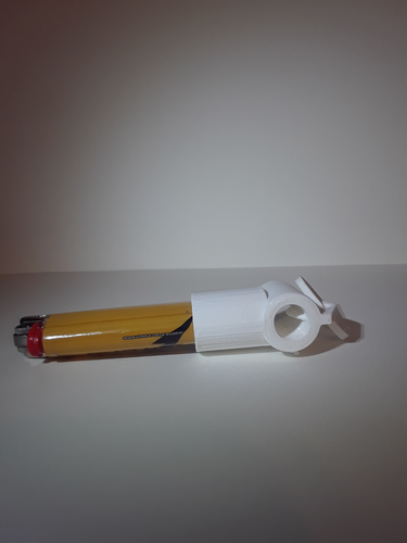 Cigar splitter/Lighter sleeve keychain 3D Print 256775 Cigar splitter/Lighter sleeve keychain 3D Print 256775