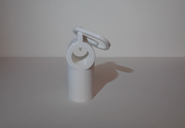Cigar splitter/Lighter sleeve keychain 3D Print 256776 Cigar splitter/Lighter sleeve keychain 3D Print 256776