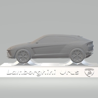 Small LAMBORGHINI URUS 3D CAR MODEL HIGH QUALITY 3D PRINTING STL FILE 3D Printing 256789