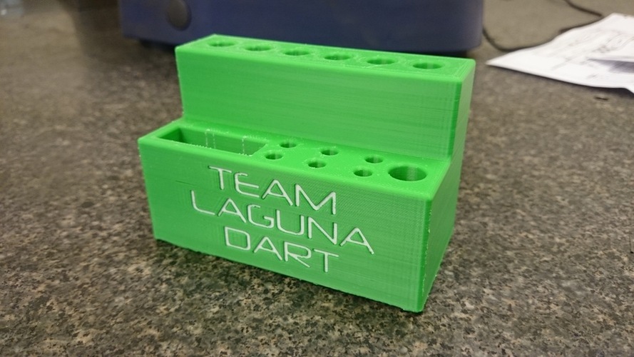 Dart Gear Organiser - Team Laguna Dart 3D Print 25694