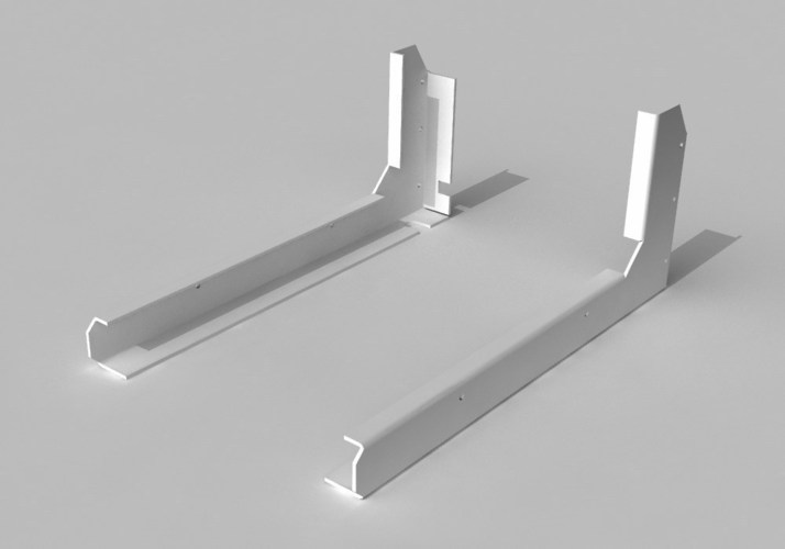  Z-Stage arm support brackets for Makerbot Replicator 1,2 & 2X 3D Print 25708