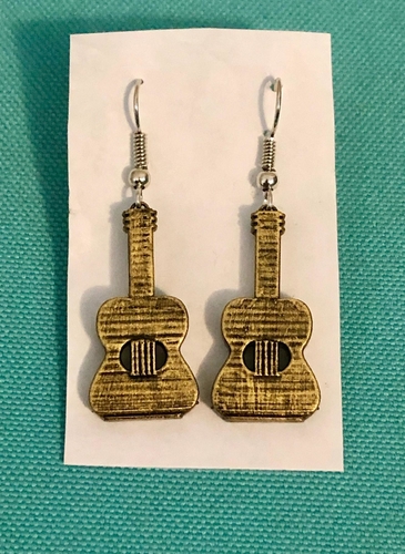 Guitar Earrings & Necklace - (Production samples included) 3D Print 257140