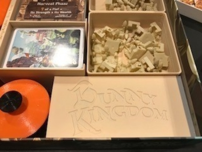 Bunny Kingdom Board Game Insert 3D Print 257158 Bunny Kingdom Board Game Insert 3D Print 257158