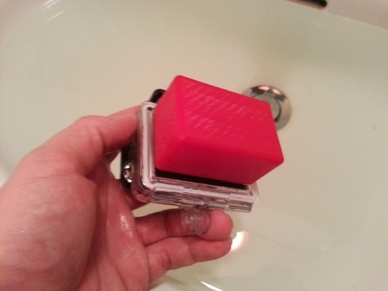 Floation Cube for GoPro (NinjaFlex)