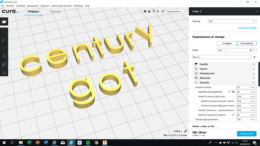 CENTURY GOT font lowercase 3D letters STL file 3D Print 257267 CENTURY GOT font lowercase 3D letters STL file 3D Print 257267