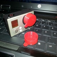 Small GoPro Hero 3 Lens Cap (NinjaFlex) 3D Printing 25727