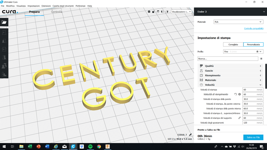 CENTURY GOT font uppercase 3D letters STL file 3D Print 257272 CENTURY GOT font uppercase 3D letters STL file 3D Print 257272