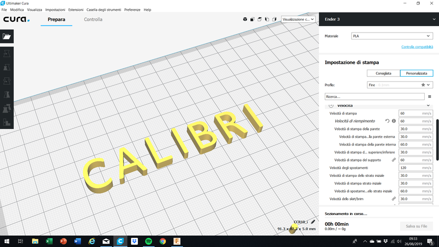 CALIBRI font uppercase 3D letters STL file 3D Print 257277 CALIBRI font uppercase 3D letters STL file 3D Print 257277