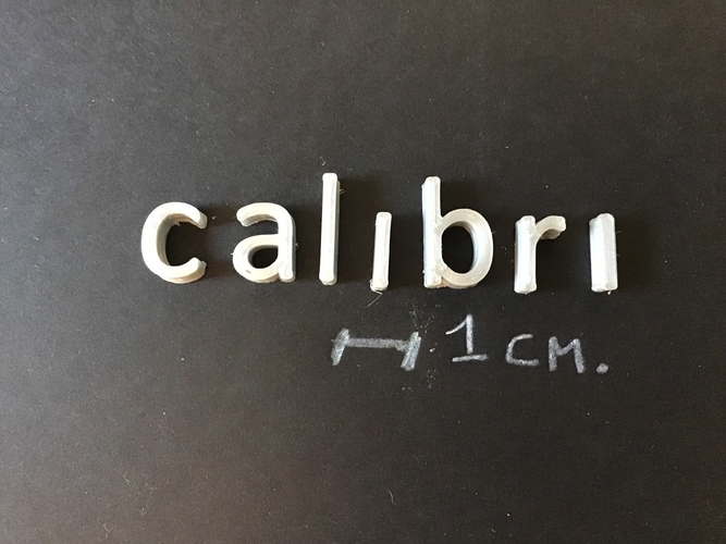 CALIBRI font lowercase 3D letters STL file 3D Print 257283 CALIBRI font lowercase 3D letters STL file 3D Print 257283