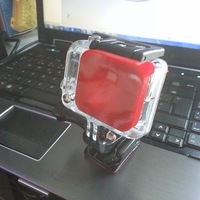 Lens Cap for GoPro Hero 3 Case (NinjaFlex) - Thumbnail 2