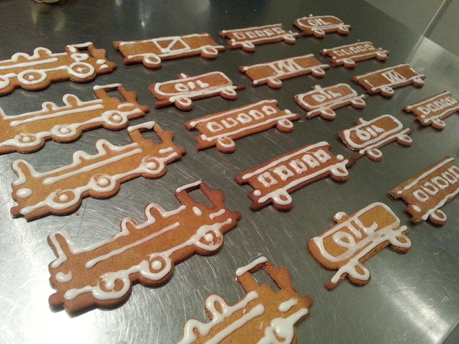 Train Set (Cookie Cutters) 3D Print 25740