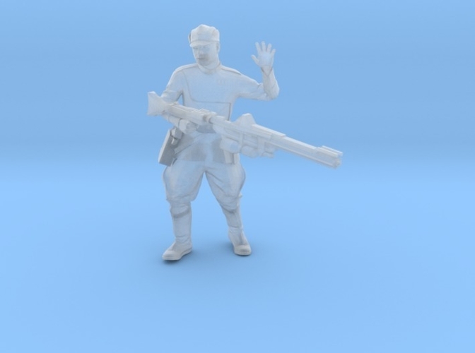 Clone Officer Set-1 Legion Scale 3D Print 257431 Clone Officer Set-1 Legion Scale 3D Print 257431